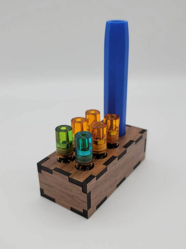 Plywood Airo Pro Sport Vape Cartridge and Battery Holder Buckeye Bud Creations Plywood Airo Pro Sport Vape Cartridge and Battery Holder Buckeye Bud Creations